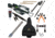 Horton Archery Storm RDX Premium Crossbow Package w/3x Pro-View 2 Scope,ACUdraw,165lb Draw Weight, Mossy Oak Treestand Camo, NH15001-7522 W/ Vanguard Quest Tripod