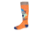 Hot Chillys Youth In Your Face Mid Volume Sock, IYF/Orange, Small, HC2835P-123-S