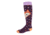 Hot Chillys Youth Little Fox Mid Volume Sock, Little Fox/Purple, Extra Small, HC2836P-084-XS