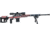 Howa USA Flag Chassis Bolt Action Rifle, 308 Win/7.62x51 NATO, 24in Barrel