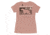 HOWITZER Best Friend S/S Vneck Tee - Womens, Desert Pink, Medium, CVW7133-DEPK-M