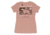 HOWITZER Best Friend S/S Vneck Tee - Womens, Desert Pink, Medium, CVW7133-DEPK-M