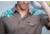 Howler Brothers Ranchero Polo - Men's, Brown Heather / Third Coast Print, Small, 125119S-BTC-S