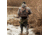 Waterfowl hunter in marshes.