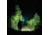 man using bright flashlight outdoors