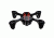 Hubsan Body Shell for H107 Quadcopter, Black/Red HICH107-A26