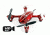 Hubsan Quad Copter W/Camera, Red and Silver 61170