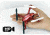 Hubsan Quad Copter W/Camera, Red and Silver 61170