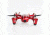 Hubsan X4 H107C HD 2Mp Camera 2.4 Ghz 4Ch, 6 Axis Gyro, Rc Quadcopter, Red/Silver HICH107CHDRS