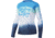 HUK Performance Fishing Flare Fade Pursuit Shirt - Womens, Malibu Blue, M, H6120093-438-M