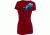 HUK KScott Rising Sail Ladies Vneck T, Heather Red, Extra Large H1000050HRDXL