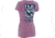 HUK KScott Tuna Ladies Vneck T, Heather Pink, Medium H1000051SPHM