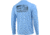 HUK Performance Fishing American Large Long Sleve Graphic T-Shirts - Mens, Carolina Blue, Large, H1200216-420-L