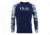 HUK Performance Fishing Fishing Long Sleeve Double Header Top - Men's, Navy, Large, H1200136-411-L