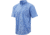 HUK Performance Fishing Huk Kona Woven Short Sleeve Button Up - Mens, Carolina Blue, Extra Large, H1500077-420-XL