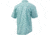 HUK Performance Fishing Huk Kona Woven Short Sleeve Button Up - Mens, Seafoam, Large, H1500077-350-L