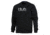 HUK Performance Fishing Hull Crew Fleece Tops, Pullover - Mens, Black, Medium, H1300031-001-M