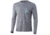 HUK Performance Fishing Pocket Long Sleeve Tee - Mens, Sharkskin Heather, Large, H1000301-022-L