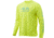 HUK Performance Fishing Pursuit Vented Long Sleeve Tee - Mens, Highlighter Yellow, Extra Large, H1200150-730-XL