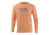 HUK Performance Fishing Pursuit Vented LS Tops, Long Sleeve - Mens, Beach Peach, Large, H1200150-850-L