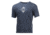 HUK Performance Fishing Ripple Tops, Short Sleeve - Mens, Dark Blue Heather, Medium, H1000185-415-M