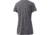 HUK Performance Fishing Script V-Neck Tee - Womens, Sharkskin Heather, Medium, H6100039-022-M