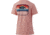 HUK Performance Fishing Suntsent Bass V-Neck Tee - Womens, Desert Flower Heather, S, H6100070-689-S