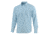 HUK Performance Fishing Tide Point Woven Solid LS Tops, Long Sleeve - Mens, Ice Blue, Large, H1500042-450-L