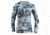 HUK Performance Fishing W Camo Icon LS Tops, Long Sleeve - Womens, Glacier, Large, H6120021-095-L