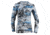 HUK Performance Fishing W Camo Icon LS Tops, Long Sleeve - Womens, Hydro Glacier, Extra Small, H6120021-098-XS