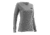 HUK Performance Fishing Womens Logo Long Sleeve Shirt, Grey, Extra Small, H6100011-020-XS