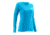 HUK Performance Fishing Womens Logo Long Sleeve Shirt, Tahiti Blue, Extra Large, H6100011-430-XL
