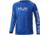 HUK Performance Fishing Pursuit L/S Shirt - Kids, Huk Blue, YM, H7120064-457-YM