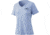 HUK Performance Fishing Sunset Marlin V-Neck Tee - Womens, Coastle Sky Heather, XS, H6100071-437-XS