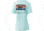 HUK Performance Fishing Suntsent Bass V-Neck Tee - Womens, Beach Glass Heather, L, H6100070-366-L