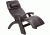 Human Touch Perfect Chair - Dark Walnut base, Espresso Chair Pads
