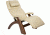 Human Touch Perfect Chair PC 006 - Walnut base, Ivory Chair Pads