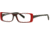 HUMMER Eyegear HU H2010 SEHU 201000 Eyeglass Frames - Red SEHU 2010005545 RD
