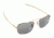 Humvee Pilot Sunglasses - 52mm, Bayon - HMV-52B-GOLD