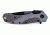 Humvee Recon Serrated Blade with Pocket Clip and Spring Assist, Black and Green Grey HMV-KTR-06