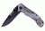 Humvee Recon Serrated Blade with Pocket Clip and Spring Assist, Black and Green Grey HMV-KTR-06