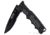 Humvee Recon Serrated Blade with Rear Glass Breaker, Black HMV-KTR-01