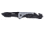 Humvee Recon Serrated Blade with Rear Glass Breaker, Black and Grey HMV-KTR-12
