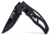 Humvee Recon Serrated Blade with Thumb Stud, Black HMV-KTR-03