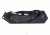 Humvee Recon Serrated Blade with Thumb Stud, Black HMV-KTR-04