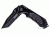 Humvee Recon Serrated Blade with Thumb Stud, Black HMV-KTR-04