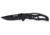 Humvee Recon Serrated Blade with Thumb Stud, Black HMV-KTR-03
