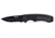 Humvee Recon Serrated Blade with Thumb Stud, Black HMV-KTR-09