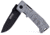Humvee Recon Steel Blade with Pocket Clip and Spring Assist, Black and Green Grey HMV-KTR-07