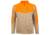 Huntworth Bizmark Mid Weight Hunting 1/2 Zip Uplands Pullover - Mens, Khaki/Blaze, Medium, E-917-31KH/BZ-M
